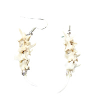 Rattlesnake Vertebrae  Fangs Earrings  #4957   Mountain Man Earrings