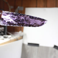 Springbok Horn Handle Glass Blade Ornamental Knife #1957   Mountain Man Knife