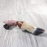 Deer Foot Handle Stone Blade Ornamental Knife #1057   Mountain Man Knife