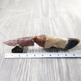 Deer Foot Handle Stone Blade Ornamental Knife #1057   Mountain Man Knife