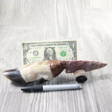 Deer Foot Handle Stone Blade Ornamental Knife #1057   Mountain Man Knife