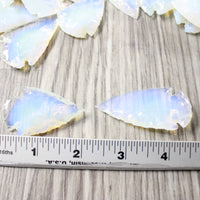 50 Large Opalite Ornamental Arrowheads  #9057     Arrowhead