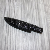 1 Obsidian Ornamental Knife Blade  #565    Mountain Man Knife