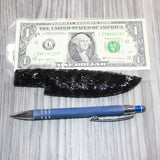 1 Obsidian Ornamental Knife Blade  #565    Mountain Man Knife