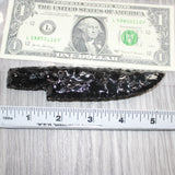 1 Obsidian Ornamental Knife Blade  #865    Mountain Man Knife