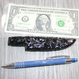 1 Obsidian Ornamental Knife Blade  #865    Mountain Man Knife