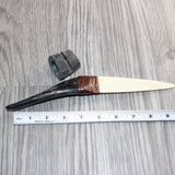 Goat Horn Handle Bone Blade Ornamental Knife #34765    Mountain Man Knife