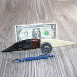 Goat Horn Handle Bone Blade Ornamental Knife #34765    Mountain Man Knife