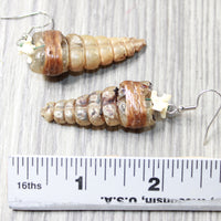Rattlesnake Rattle Earrings  #4357  Mountain Man Earrings