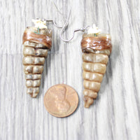 Rattlesnake Rattle Earrings  #4357  Mountain Man Earrings