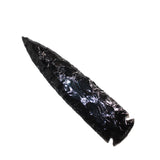 1 Obsidian Ornamental Spearhead  #565     Arrowhead