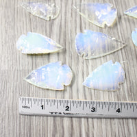 10 Large Opalite Ornamental Arrowheads  #7357     Arrowhead
