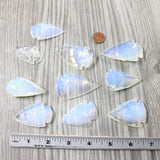 10 Large Opalite Ornamental Arrowheads  #7357     Arrowhead