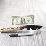 Cholla Cactus Wood Handle Obsidian Blade Ornamental Knife #0357  Mountain Man Knife