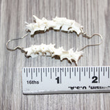 Rattlesnake Vertebrae  Earrings  #25265   Mountain Man Earrings