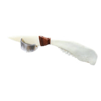 Deer Jaw Handle Bone Blade Ornamental Knife #1457    Mountain Man Knife