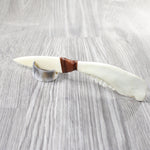 Deer Jaw Handle Bone Blade Ornamental Knife #1457    Mountain Man Knife
