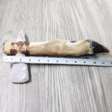 Deer Foot Handle Stone Head Ornamental Tomahawk #4457     Mountain Man Knife Axe Hatchet