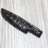 1 Obsidian Ornamental Knife Blade  #065    Mountain Man Knife