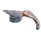 Goat Horn Handle Stone Blade Ornamental Knife #22456    Mountain Man Knife