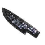 1 Obsidian Ornamental Knife Blade  #265    Mountain Man Knife