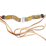 1 Bone Hairpipe Bead Choker  #1765        Mountain Man Jewelry