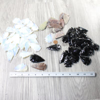 60 Large Ornamental Arrowheads  #myak57     Arrowhead