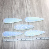 5 Opalite Ornamental Spearheads  #466      Arrowhead