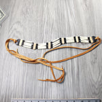 1 Bone Hairpipe Bead Choker  #3857        Mountain Man Jewelry