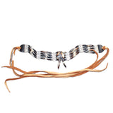 1 Bone Hairpipe Bead Choker  #1766        Mountain Man Jewelry