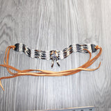 1 Bone Hairpipe Bead Choker  #1766        Mountain Man Jewelry