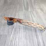 Cholla Cactus Wood Handle Glass Blade Ornamental Knife #33466    Mountain Man Knife