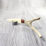 Deer Antler Handle Bone Blade Ornamental Knife #2057    Mountain Man Knife