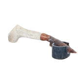 Elk Antler Handle Stone Blade Ornamental Knife #11866    Mountain Man Knife