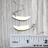 Coyote Teeth  Earrings  #30266  Mountain Man Earrings