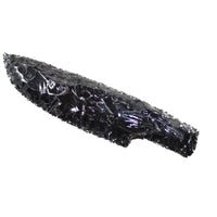 1 Obsidian Ornamental Knife Blade  #1258    Mountain Man Knife