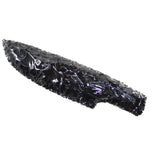 1 Obsidian Ornamental Knife Blade  #1258    Mountain Man Knife