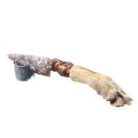 Coyote Foot Handle Stone Blade Ornamental Knife #9258    Mountain Man Knife