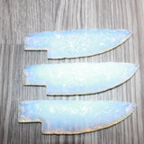 3 Opalite Ornamental Knife Blades  #966    Mountain Man Knife