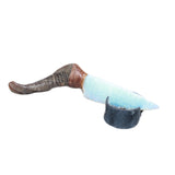 Goat Horn Handle Opalite Blade Ornamental Knife #22066     Mountain Man Knife