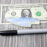 1 Small Opalite Ornamental Knife Blade  #6358     Mountain Man Knife