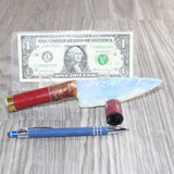 Shotgun Shell Hull Handle Opalite Blade Ornamental Knife #15666     Mountain Man Knife