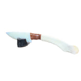 Deer Jaw Handle Opalite Blade Ornamental Knife #29166     Mountain Man Knife