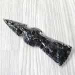 1 Obsidian Ornamental Tomahawk Head  #0458    Axe Hatchet Ax