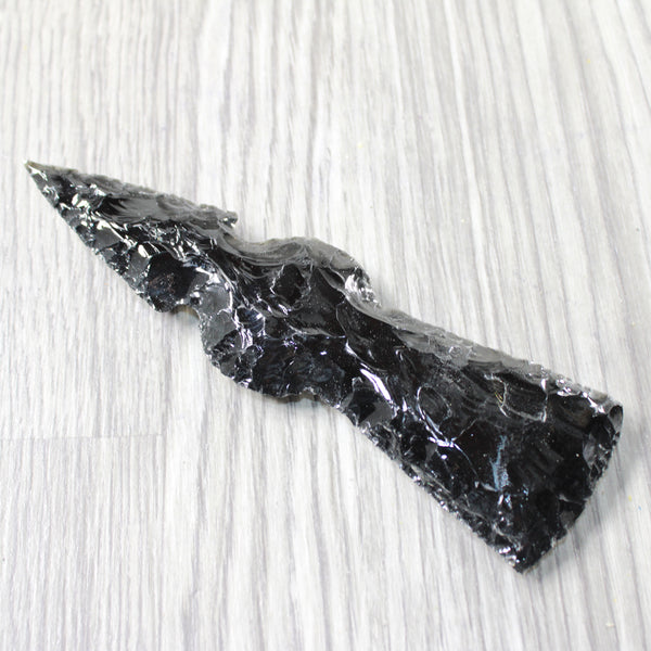1 Obsidian Ornamental Tomahawk Head  #0458    Axe Hatchet Ax