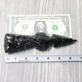 1 Obsidian Ornamental Tomahawk Head  #0458    Axe Hatchet Ax