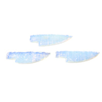 3 Small Opalite Ornamental Knife Blades  #6558    Mountain Man Knife