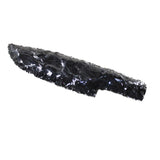 1 Obsidian Ornamental Knife Blade  #3658    Mountain Man Knife