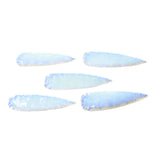 5 Opalite Ornamental Spearheads  #9658      Arrowhead