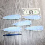 5 Opalite Ornamental Spearheads  #366      Arrowhead